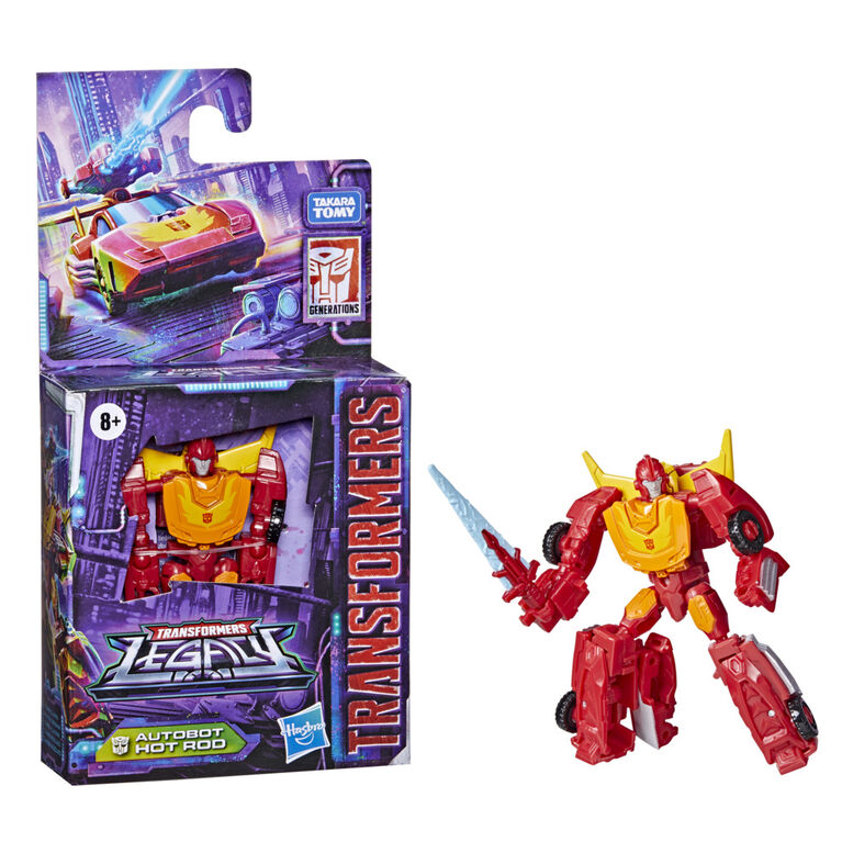 Transformers Toys Generations Legacy Core Autobot Hot Rod Action Figure