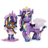 Hatchimals Pixies Riders, Moonlight Mia Pixie and Unicornix Glider Hatchimal Set with Mystery Feature