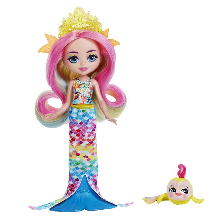 Royal Enchantimals-Royaume de l'océan-Radia Poisson Arc-en-ciel et Flo - Notre exclusivité