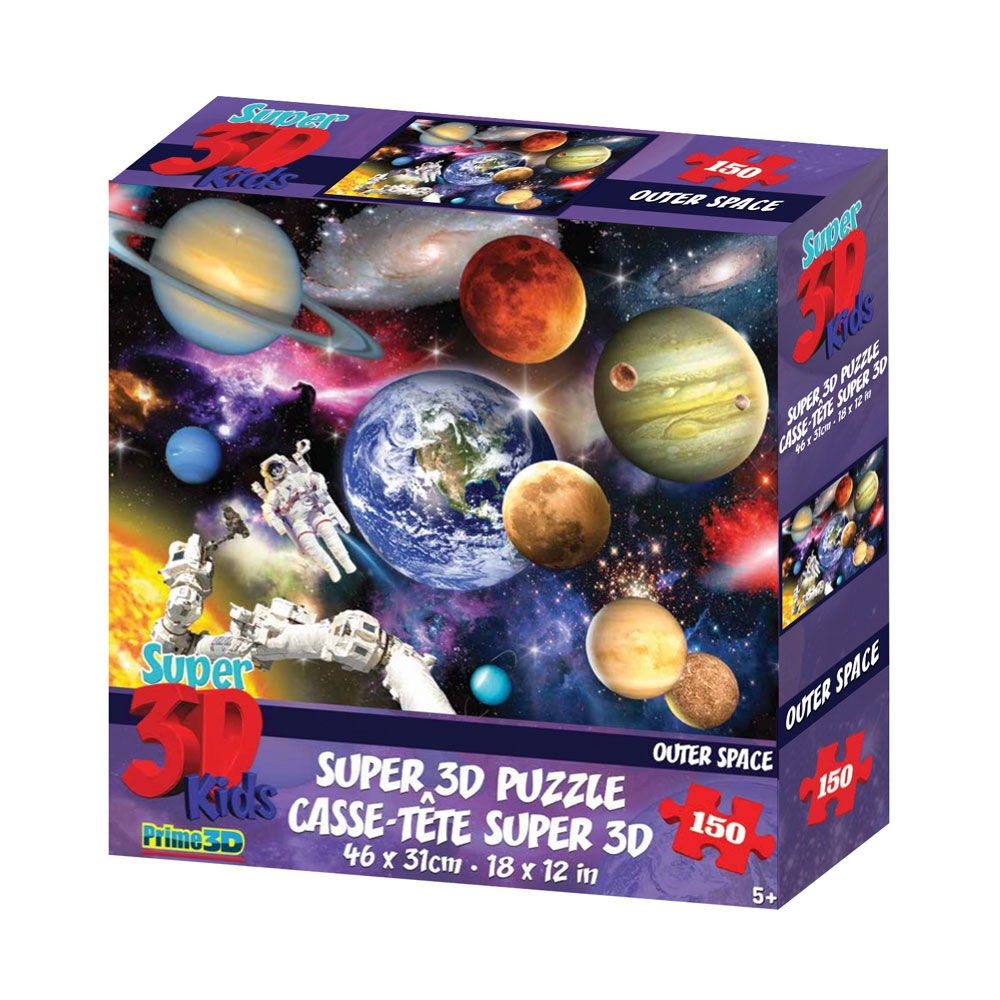 Howard Robinson Solar System Super 3D Puzzle 150pc 
