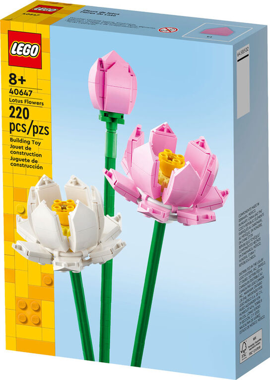LEGO Fleurs de lotus 40647 Ensemble de jeu de construction pour les 8 ans et plus (220 pièces)