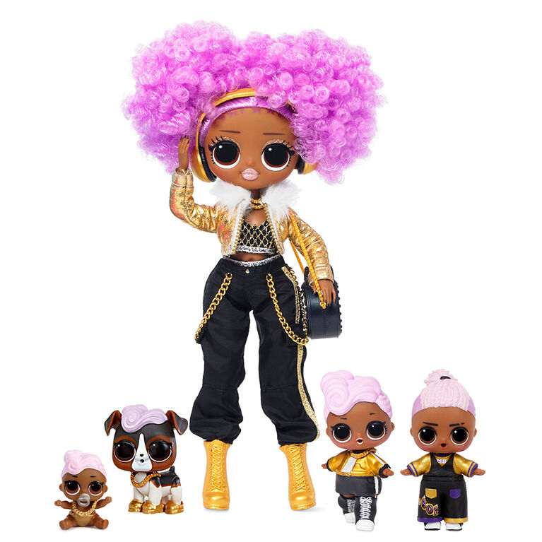 LOL Surprise Exclusive OMG D.J. Family - Limited Edition Fashion Doll, Dolls and Pet with 45+ Surprises - R Exclusive