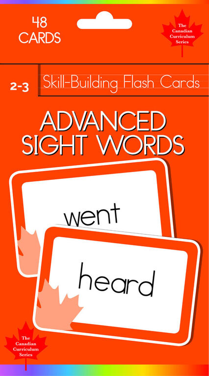 Grade 2-3 Skill Build-Advanced Sight Words - Édition anglaise