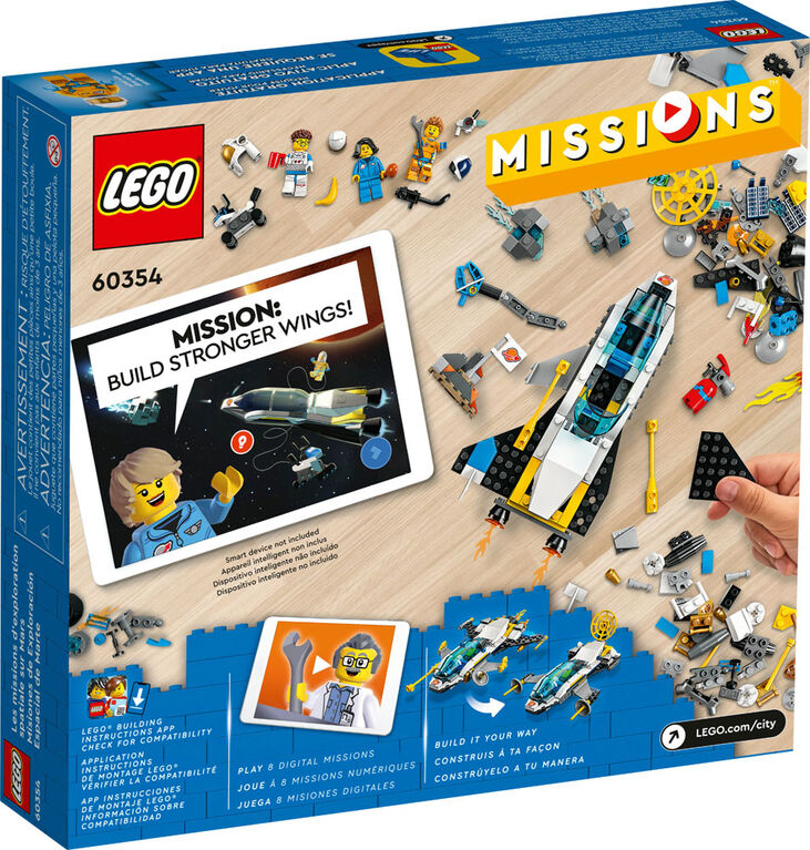 LEGO City Mars Spacecraft Exploration Missions 60354 Building Kit (298 Pieces)