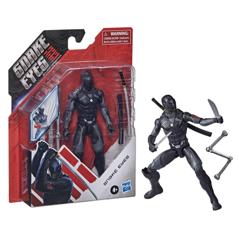 Snake Eyes: G.I. Joe Origins Snakes Eyes Action Figure Collectible Toy