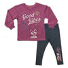 Paw Patrol 2 Piece Tunic & Legging - Pink/Charcoal - 3T