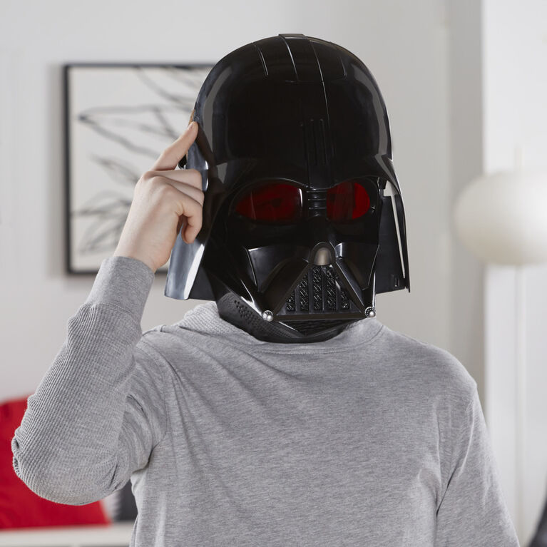 Star Wars Masque modulateur vocal électronique de Dark Vador, article de déguisement avec effets sonores - Édition française