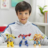 Transformers Buzzworthy Bumblebee Héros de Cybertron Pack de 3 figurines de classe Deluxe, 12,5 cm - Notre exclusivité