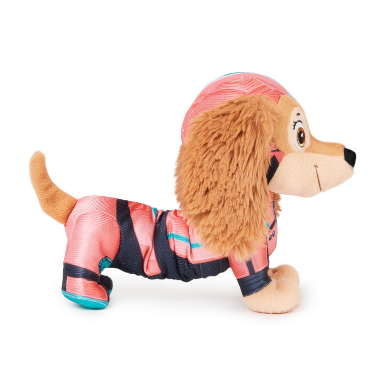 PAW Patrol: The Mighty Movie, Mighty Pups Liberty Plush Toy with Three Junior Patroller Mini Stuffed Animals