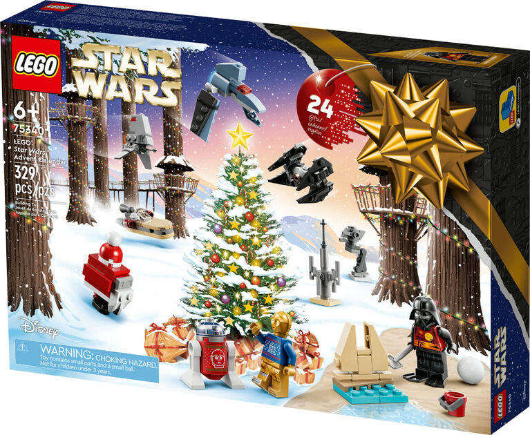 LEGO Star Wars Advent Calendar 75340 Fun Toy Building Kit for Kids (329