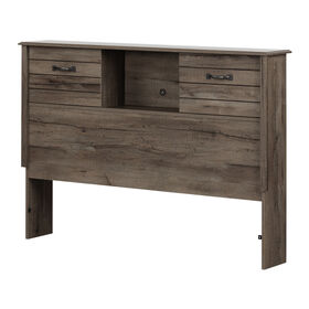 Ulysses Full Bookcase Headboard Fall Oak