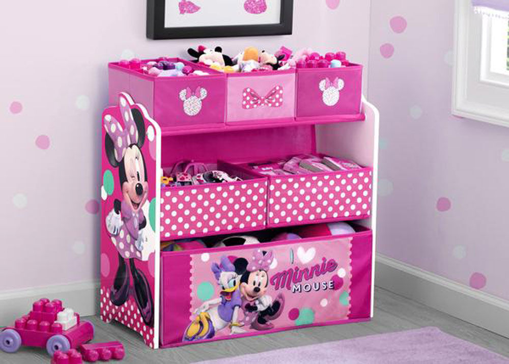 Minnie mouse book hotsell and toy organizer