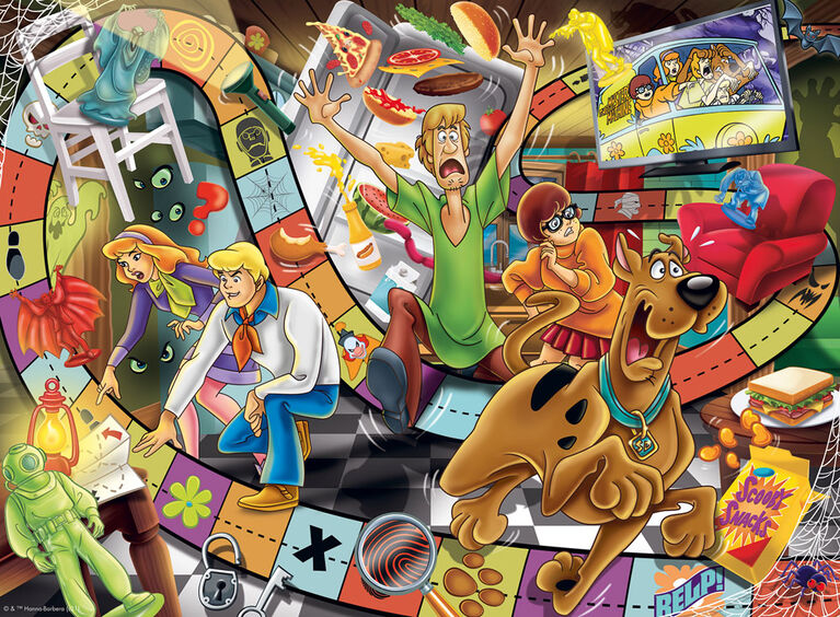 Ravensburger Scooby Doo Haunted Game 200-Piece Jigsaw Puzzle