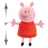 Peppa Pig 8-Inch Bean Plush Peppa Pig, Super Soft and Cuddly Small Plush Stuffed Animal