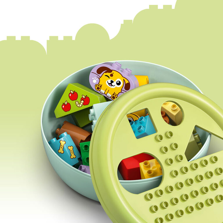 LEGO DUPLO Mon Premier - Le Trieur de Formes : la Niche du Chiot, Jouet d'Apprentissage pour Tout-Petits pour un Jeu de R&ocirc;le Cr&eacute;atif 10441