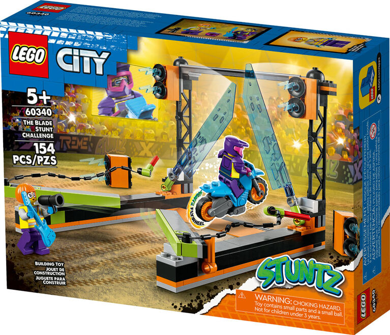 LEGO City Le défi de cascades à lames 60340 Ensemble de construction (154 pièces)