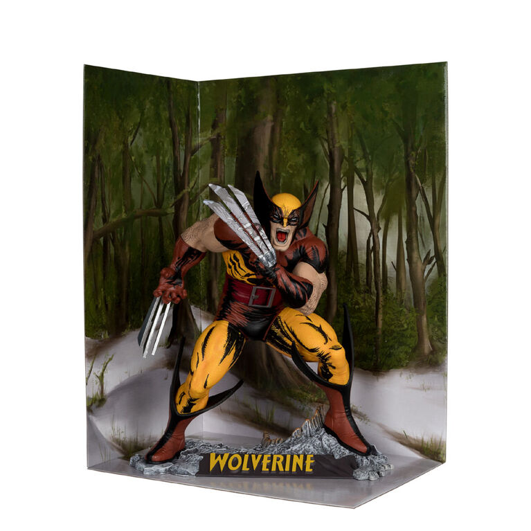Marvel Wolverine 1:6th Scale Collectible with Scene (The Incredible Hulk #340)