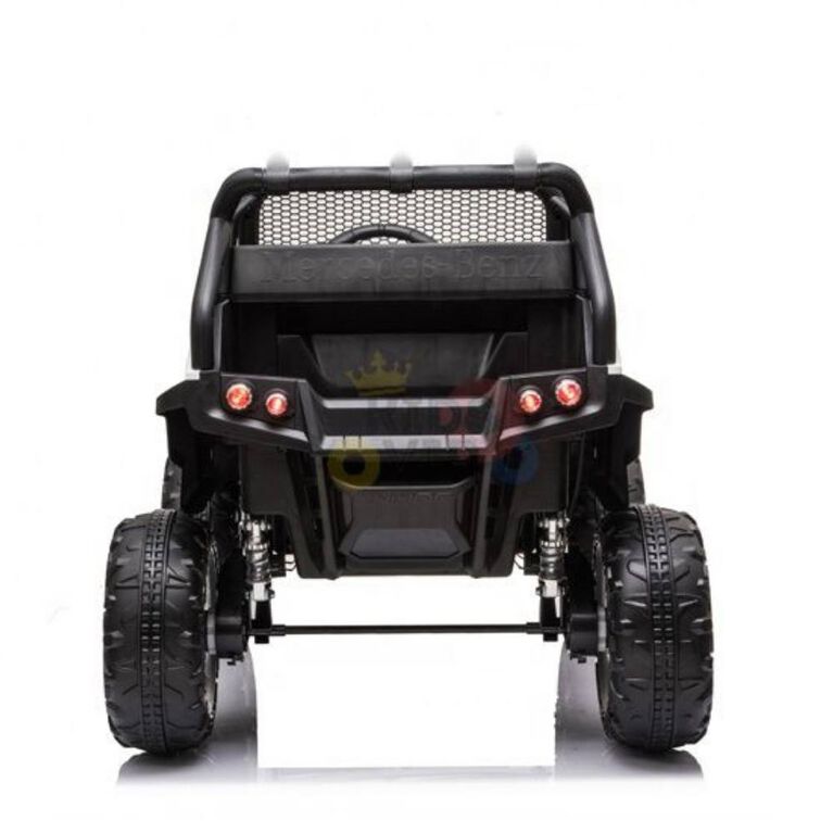 12V Mercedes Unimog 4WD MP4 Ride On - Noir - Édition anglaise