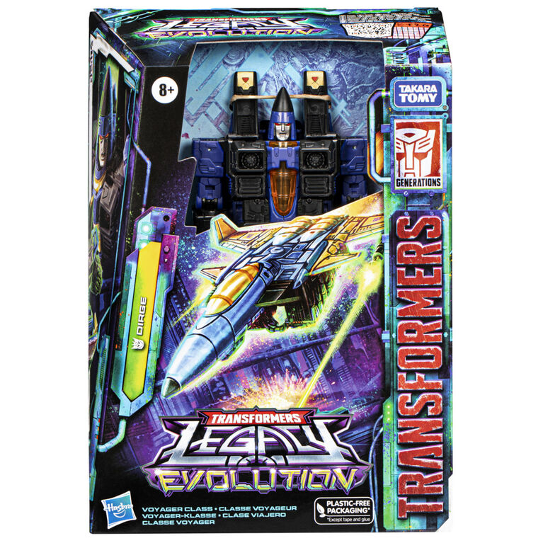 Transformers Legacy Evolution Voyager Dirge 7 Inch Action Figure