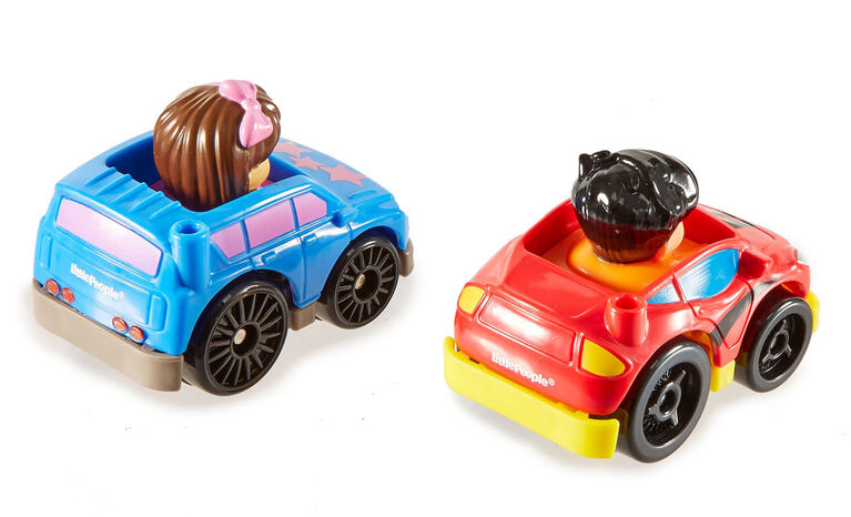 Fisher-Price Little People Wheelies 2-Pack, SUV & Coupe