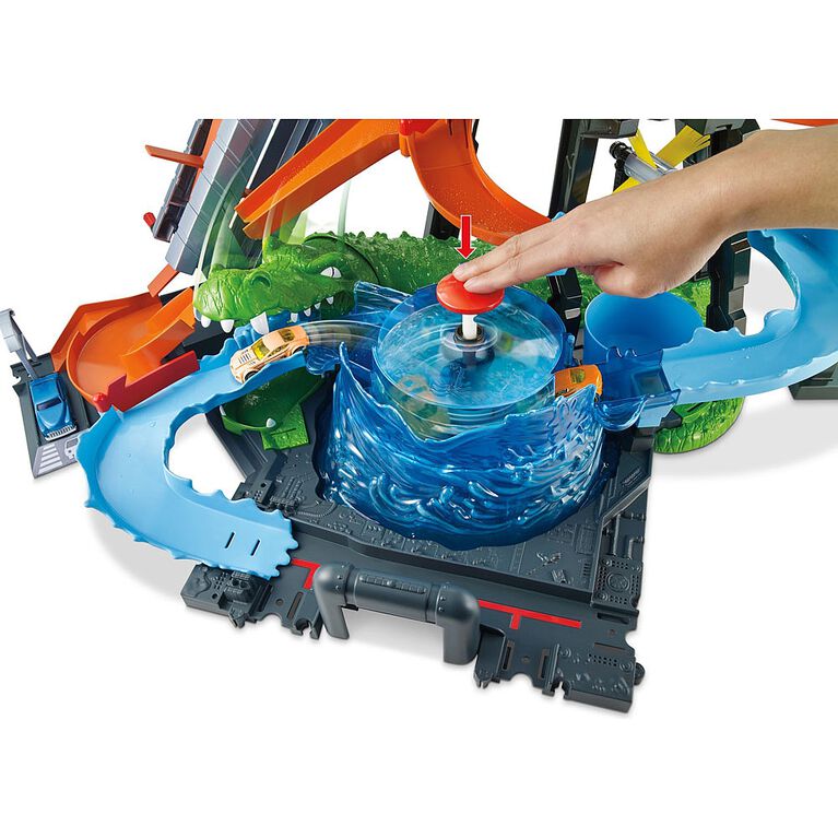 Hot Wheels Ultimate Gator Car Wash Playset