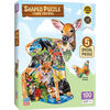 Masterpieces Puzzle Company Fawn Friends - 100 Piece Shaped Jigsaw Puzzle