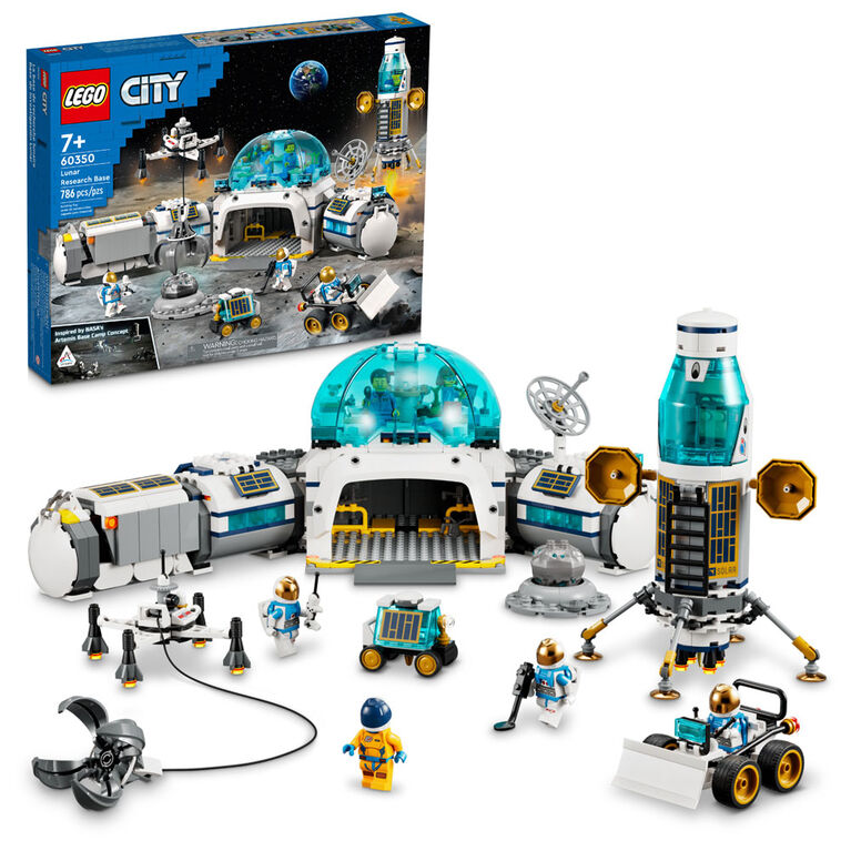 LEGO City La base de recherche lunaire 60350 Ensemble de construction (786 pièces)