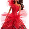 ​Barbie 2024 Holiday Barbie Dolls, Seasonal Collector Gift, Barbie Signature, Plaid Gown with Red Bow, Displayable Packaging, Light Brown Hair