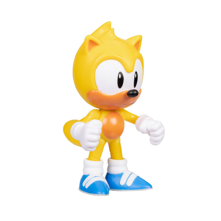 Figurine Sonic 4" - Ray Classique avec Émeraude de chaos rouge