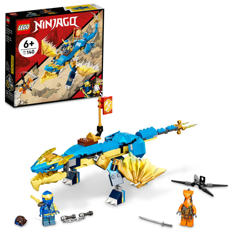 LEGO NINJAGO Le dragon de tonnerre EVO de Jay 71760 Ensemble de construction (140 pièces)