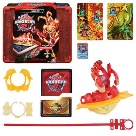 Bakugan Baku-tin avec Special Attack Mantid, figurine articulée personnalisable rotative et boîte de rangement pour jouets