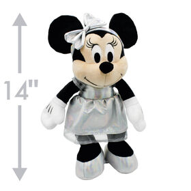 Disney100 - Minnie Mouse Plush with Disney 100th celebration Outfit - 14''