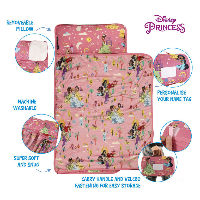 Disney – tapis de sieste Portable, avec couverture et oreiller