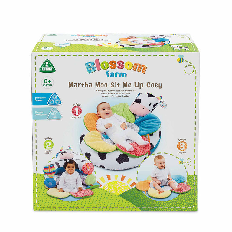 Early Learning Centre - Blossom Farm - Ensemble Martha Moo Sit Me Up Cosy - Notre exclusivit&eacute;