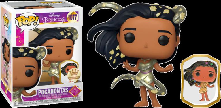 Badge émaillé Pocahontas par Funko Pop! Disney - Notre exclusivité