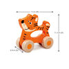 Woodlets Roll Along Animals - Styles and colors may vary, One supplied - R Exclusive