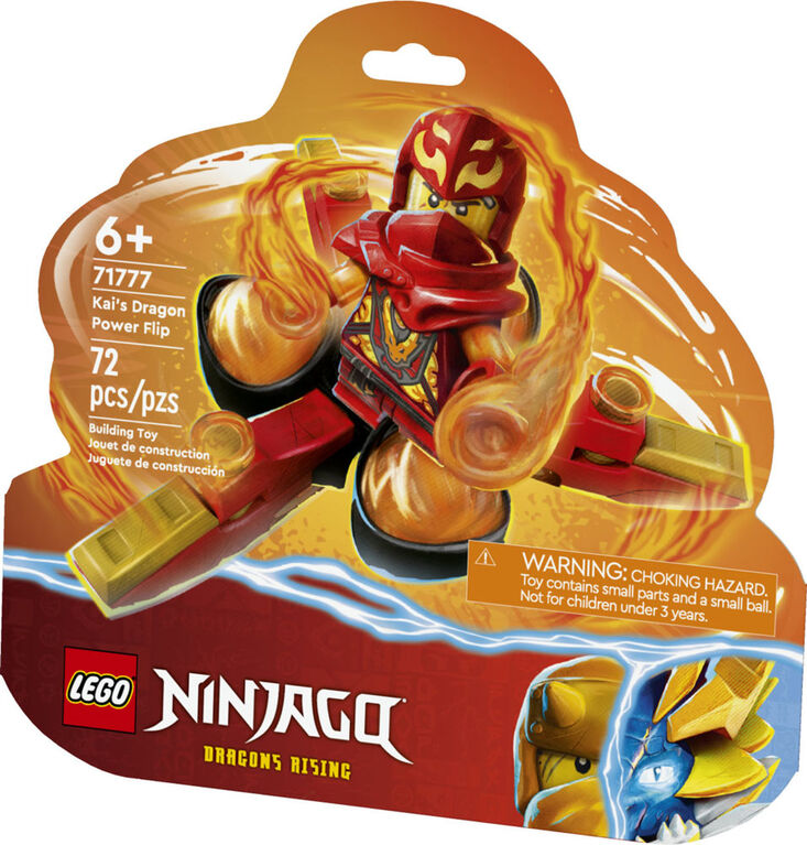 LEGO NINJAGO Le saut Spinjitzu puissant du dragon de Kai 71777 Ensemble de jeu de construction (72 pièces)