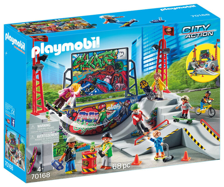 Playmobil - Skatepark et rampe - Notre exclusivité