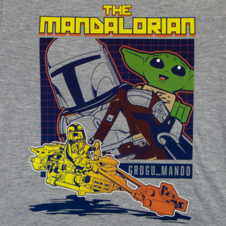 Lego Star Wars Mandalorian Tshirt Heather Grey
