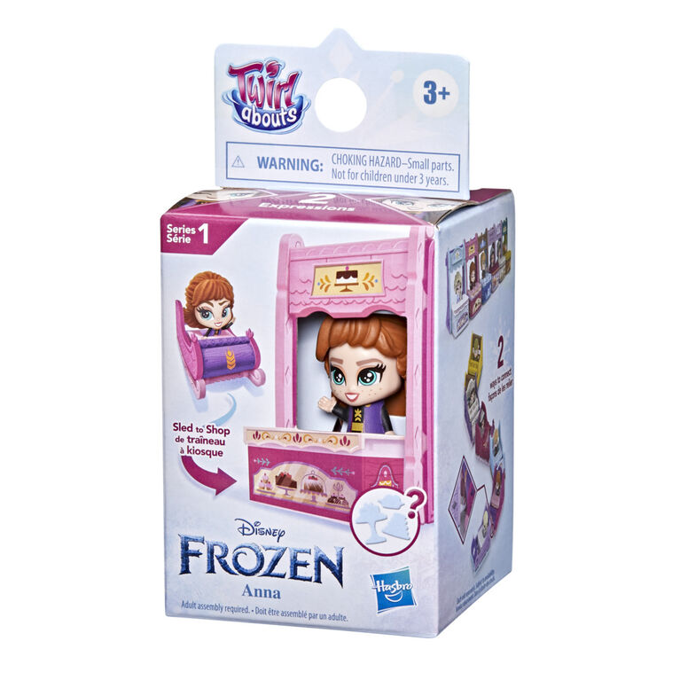Disney's Frozen 2 Twirlabouts Series 1 Anna Sled to Shop Playset