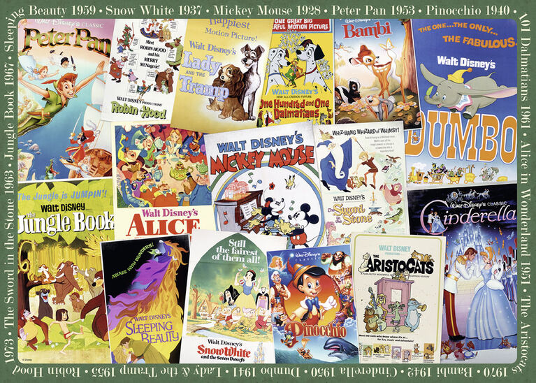 Ravensburger: Disney Collector Vintage Movies casse-tête 1000 pc