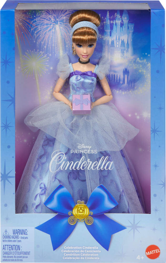 Disney Princess Birthday Celebration Cinderella Collectible Fashion Doll, Inspired by Disney Movie