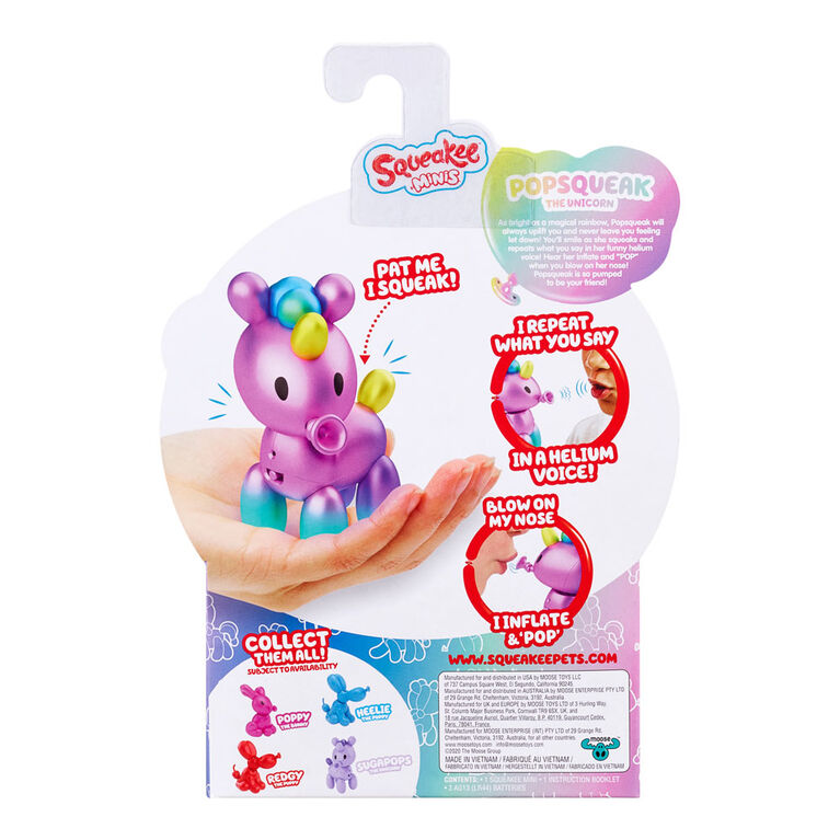 Squeakee Mini - Rainbow Unicorn