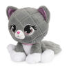 P.Lushes Designer Fashion Pets Maxine Purrnel Kitten Stuffed Animal, Gray/White, 6"
