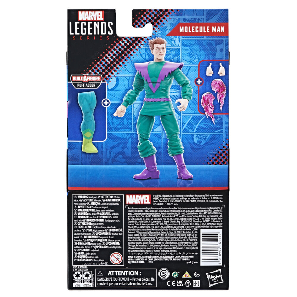 Hasbro Marvel Legends Series Molecule Man Marvel Classic Comic