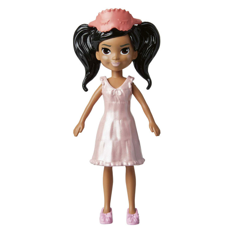 Polly Pocket Doll & 18 Accessories, Doll & Kitten Pearlescent Pack