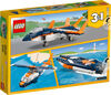 LEGO Creator 3-en-1 L'avion supersonique 31126 Ensemble de construction (215 pièces)