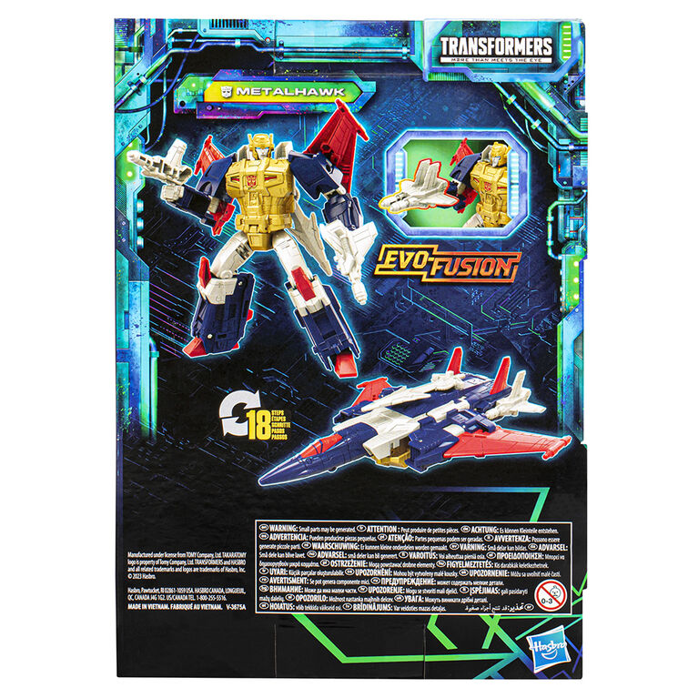 Transformers Legacy Evolution Voyager Metalhawk 7 Inch Action Figure