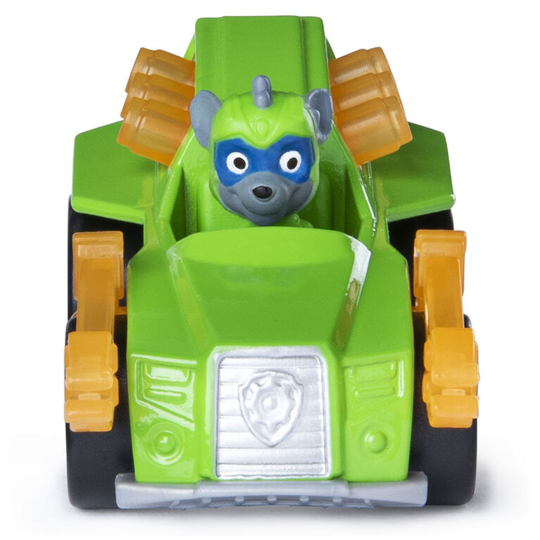 PAW Patrol - True Metal Mighty Rocky Super PAWs Collectible Die-Cast Vehicle - Mighty Series 1:55 Scale