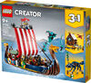 LEGO Creator 3in1 Viking Ship and the Midgard Serpent 31132 Building Kit (1,192 Pieces)